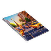 Dreamscape Giraffe en ville avec Carnet voitures (Côté Droit)