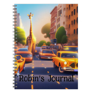 Dreamscape Giraffe en ville avec Carnet voitures