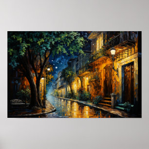 Dreamscape Olieverfschilderij Serie Happy Homes🌆 Poster