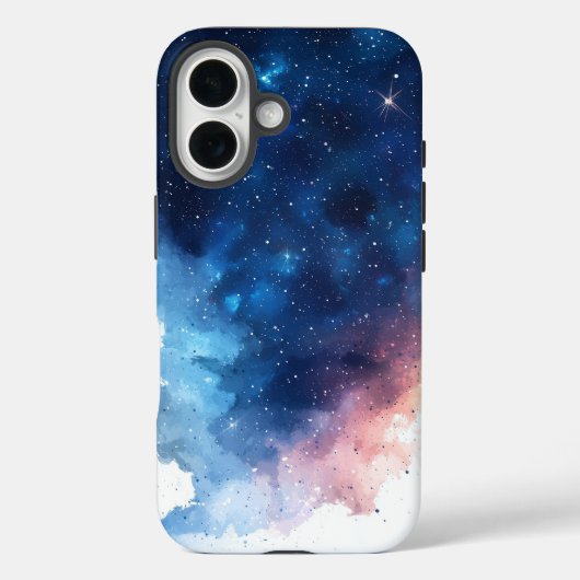 Dreamscape Waterverf Galaxy Phone Case (Achterkant)