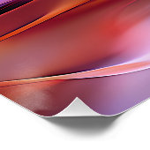 "Dreamscape Waves" Hedendaagse Abstracte kunst Perfect Poster (Hoek)