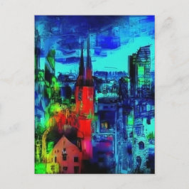 Dreamscapes van Urban Nights Chromatische Symfonie Briefkaart
