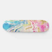 Dreamsicle Swirl gepersonaliseerd Skateboard (Horizontaal)