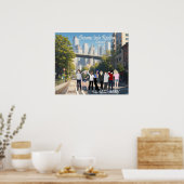 DreamsIntoRealityComics De jaren die voor ons ligg Poster (Keuken)