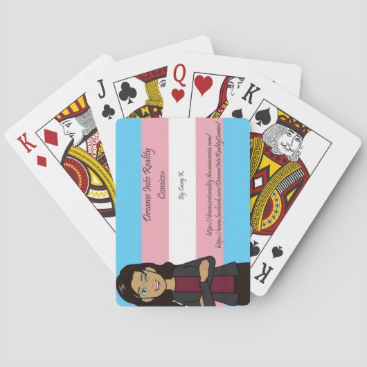 DreamsIntoRealityComics Omslag Kunst  Pokerkaarten (Achterkant)