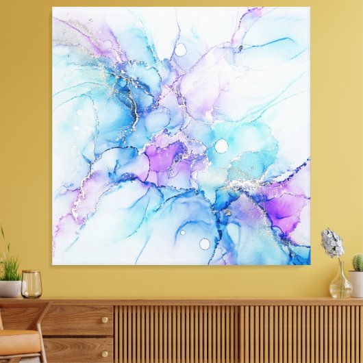 Dreamweaver Alcohol Ink Canvas Art (Insitu (Woonkamer))