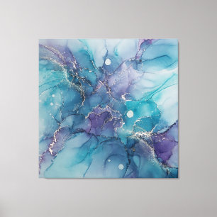 Dreamweaver Alcohol Ink Canvas Art Afdruk