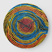 Dreamweaver Australian Aboriginal Design #2 Grote Klok (Voorkant)