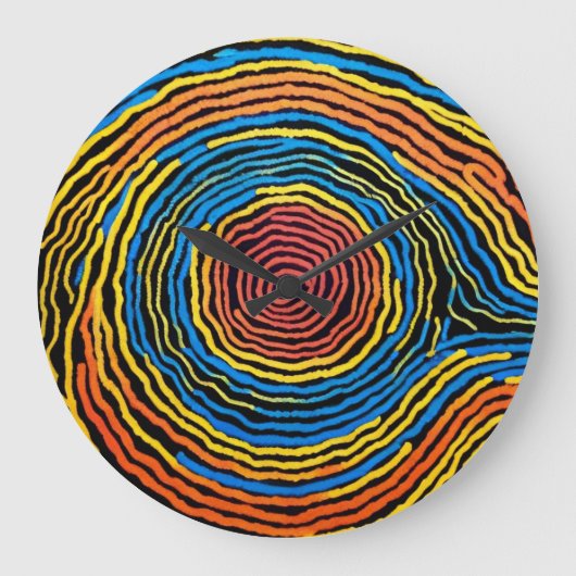 Dreamweaver Australian Aboriginal Design #2 Grote Klok (Voorkant)