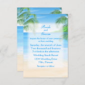 Dreamweaver Beach Wedding Kaart (Voorkant / Achterkant)