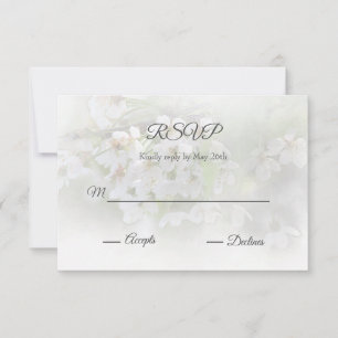 Dreamweaver Blossom RSVP-kaart RSVP Kaartje
