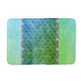 Dreamweaver Blue Mermaid Diamond Bling Badmat (Voorkant)