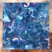 Dreamweaver Blue Swirls Window Cling Raamsticker (Vel 2)