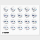 Dreamweaver Boho Baby shower Dank u wel Ronde Sticker (Vel)