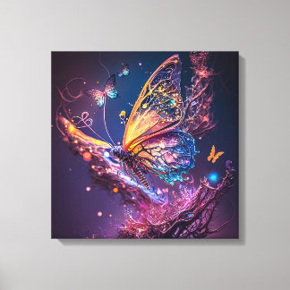 Dreamweaver Butterfly Canvas Afdrukken