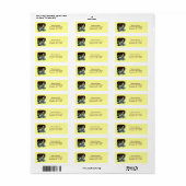 Dreamweaver Butterfly Insect Adres Label (Full Sheet)