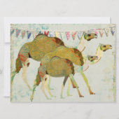 Dreamweaver Camels Birthday Uitnodiging (Achterkant)