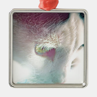Dreamweaver Cat Portrait Metalen Ornament