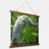 Dreamweaver Curling White Wild Flower Hangend Wandkleed (Gebogen)