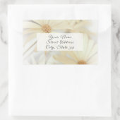 'Dreamweaver Daisies'-label Rechthoekige Sticker (Tas)