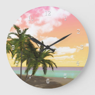 Dreamweaver Desert Island Wall Clock Grote Klok