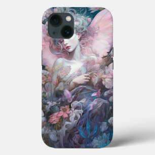 Dreamweaver Fairy Girl Pink Blue Fantasy Art iPhone 13 Hoesje