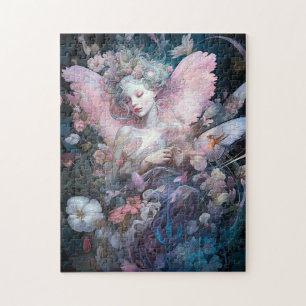 Dreamweaver Fairy Girl Pink Blue Fantasy Art Legpuzzel