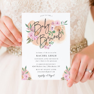 Dreamweaver Floral Baby Brunch Shower Kaart