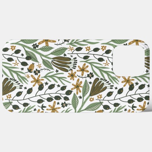 Dreamweaver Floral Pattern Case-Mate iPhone Case (Achterkant (horizontaal))