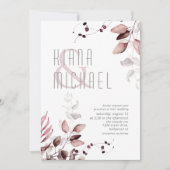 Dreamweaver Foliage Wedding Burgundy ID817 (Voorkant)