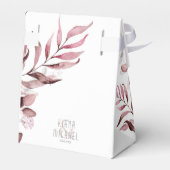 Dreamweaver Foliage Wedding Burgundy ID817 Bedankdoosjes (Achterkant)