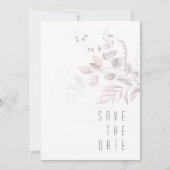 Dreamweaver Foliage Wedding Burgundy ID817 Save The Date (Voorkant)