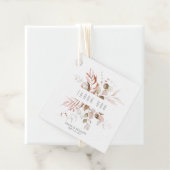 Dreamweaver Foliage Wedding V1 Blush Pink ID817 Bedankjes Labels (In situ)