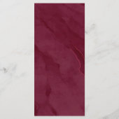 Dreamweaver Foliage Wedding V1 Burgundy ID817 Menu (Achterkant)