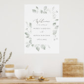 Dreamweaver Foliage Wedding Welcome Poster (Keuken)