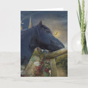 Dreamweaver Friesian - Wenskaart Bedankkaart