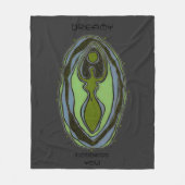 Dreamweaver Goddess Yoni Fleece Deken (Voorkant)