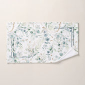 Dreamweaver Greenery Pattern Green/Blue ID817 Bad Handdoek (Handdoek)