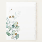 Dreamweaver Greenery Wedding Green/Blue ID817 Planner (Achterkant)