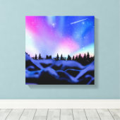 Dreamweaver Lights Canvas Afdruk (Insitu (Houten vloer))