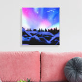 Dreamweaver Lights Canvas Afdruk (Insitu (Woonkamer))