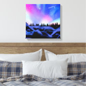 Dreamweaver Lights Canvas Afdruk (Insitu (Slaapkamer))