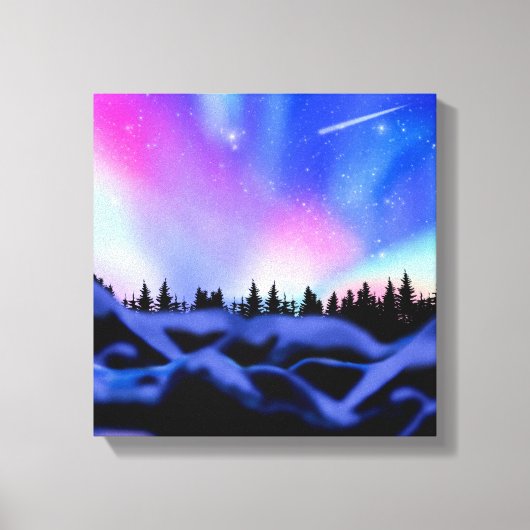 Dreamweaver Lights Canvas Afdruk (Voorkant)