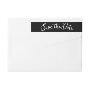 Dreamweaver Love EDITABLE COLOR Save the Date Labe
