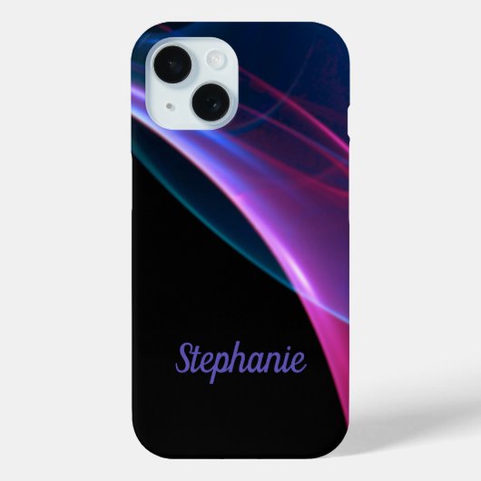 Dreamweaver Magenta en Blue Sweep Artwork Case-Mate iPhone Case (Achterkant)