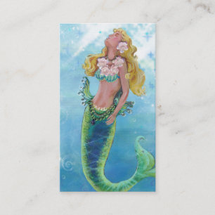 Dreamweaver Mermaid Painting Visitekaartje