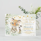 Dreamweaver Moon Tiger Twinkle Little Star 1st Bir Kaart (Staand voorkant)