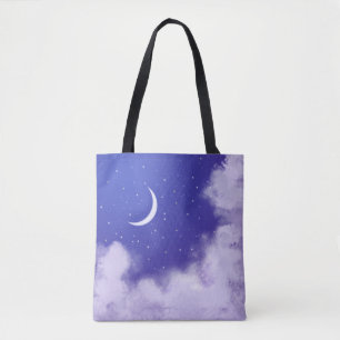 Dreamweaver Night Sky met Crescent Moon Draagtas