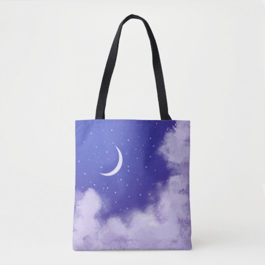 Dreamweaver Night Sky met Crescent Moon Draagtas (Voorkant)