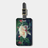 Dreamweaver Peach Roos en Buds gepersonaliseerd Bagagelabel (Voorkant verticaal)